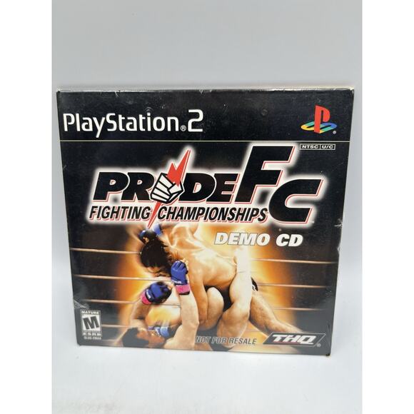 Pride FC Fighting Championships Demo Disc Sony Playstation 2 PS2 SEALED - Picture 1 of 4